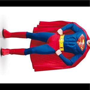 Deluxe muscle chest men’s Superman costume